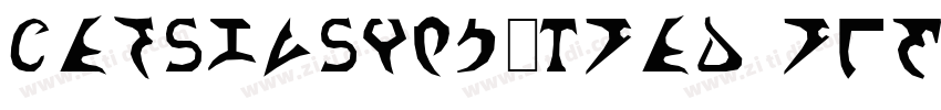 CaoShuSimp2Trad regu字体转换